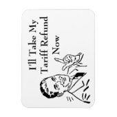Vintage Tariff Refund Check マグネット (縦)