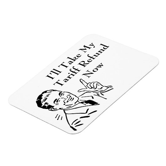 Vintage Tariff Refund Check マグネット (左側)