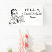 Vintage Tariff Refund Check 横断幕 (インサイチュ)