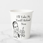 Vintage Tariff Refund Check 紙コップ (正面)