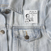 Vintage Tariff Refund Check 缶バッジ (インサイチュ)