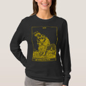VINTAGE TAROT CARD STRENGTH Tシャツ (正面)