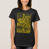 VINTAGE TAROT CARD WANDS KNIGHT Tシャツ (正面)