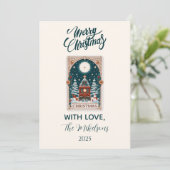 Vintage Tarot Christmas シーズンカード (スタンド正面)