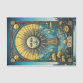 Vintage Tarot Sun Card 薄葉紙 (正面)