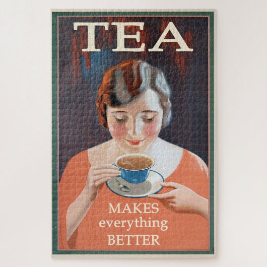 Vintage Tea Advertisement - Makes Better ジグソーパズル (縦)