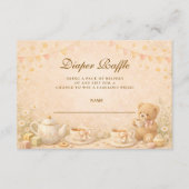Vintage Tea Afternoon Diapper Raffle エンクロージャーカード (正面)