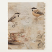 Vintage Tea Cup プランナー手帳 (裏面)