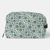 Vintage Teal Floral China Pattern Print  ドップキット (裏面)