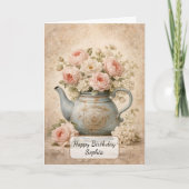 Vintage Teapot カード (正面)