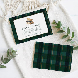 Vintage Teddy Bear Plaid Polo | Books for Baby エンクロージャーカード