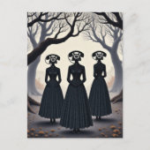 Vintage Telephone Ladies ポストカード (正面)