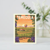 Vintage Temecula California ポストカード (スタンド正面)