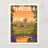 Vintage Temecula California ポストカード (正面)