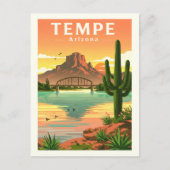Vintage Tempe Arizona ポストカード (正面)