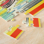 Vintage Tennessee Greeting Postcard 11x14 ジグソーパズル (側面)