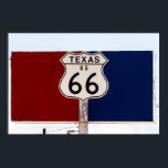 Vintage Texas Route 66 ポスター<br><div class="desc">Vintage Texas Route 66</div>