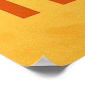 Vintage Thailand Beach Paradise ポスター (角)