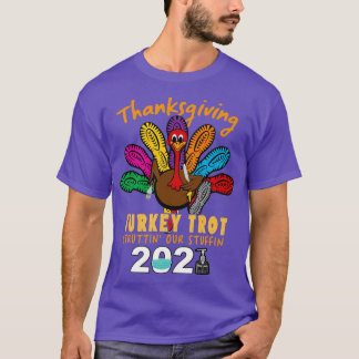 Vintage Thanksgiving Turkey Trot Struttin Our Stuf Tシャツ