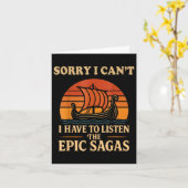 Vintage The Epic Sagas Odysseus Musical  カード (黄色い花)