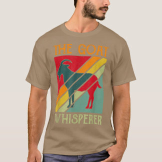 Vintage The Goat Whisperer Funny Vegan Goat Mom Lo Tシャツ