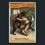 Vintage The Great Train Robbery ポスター<br><div class="desc"># Title: The great train robbery written by Scott Marble. # Creator(s): Strobridge & Co. Lith., # Related Names: Marble, Scott. # Date Created/Published: Cinti ; N.Y. : Strobridge Lith. Co., c1896. # Medium: 1 print (poster) : lithograph, color ; 75 x 50 cm. # Part of: Theatrical Poster Collection...</div>