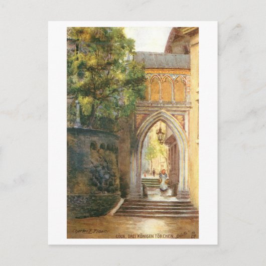 Vintage Three Kings Gate, Germany ポストカード (正面)