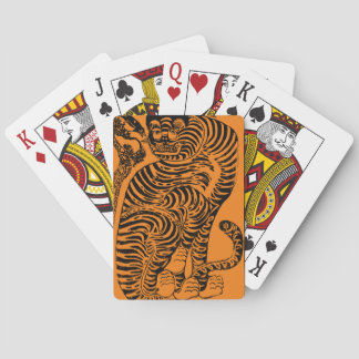 Vintage Tiger Playing Cards – 日本の木版画 トランプ