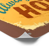 Vintage tin sign - Hot Dogs ポスター (角)