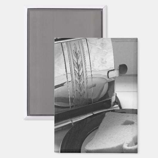 Vintage Toaster Kitchen Art Fridge Magnet マグネット (正面/裏面)