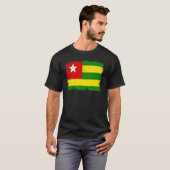 Vintage Togo Flag Togolese Independence Day Tシャツ (正面フル)