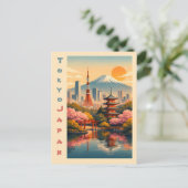 Vintage Tokyo Japan ポストカード (スタンド正面)