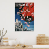 Vintage Tokyo travel ポスター (キッチン)