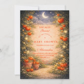Vintage Tomato Garden Baby Shower 招待状 (正面)