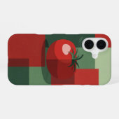 Vintage Tomato  iPhone 16ケース (裏面横)
