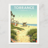 Vintage Torrance California ポストカード (正面)