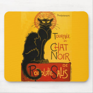 Vintage Tournée du Chat Noir Theophile Steinlen マウスパッド