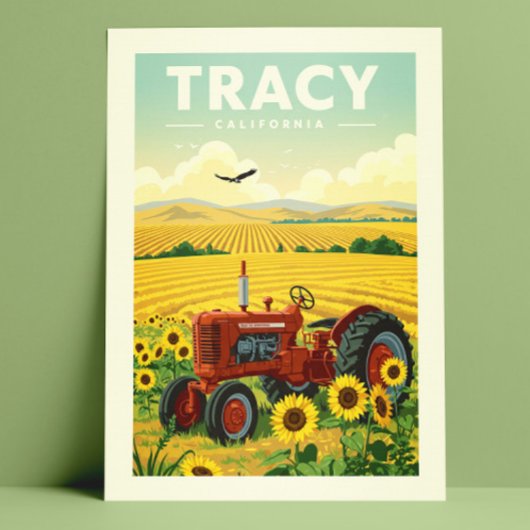 Vintage Tracy California ポストカード