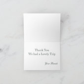 Vintage Train | The Night Express Dark サンキューカード (内部)