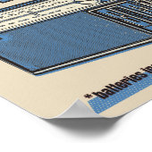 📻 Vintage Transistor Radio ポスター (角)