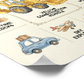 Vintage Transportation Nursery Poster | Car ポスター (角)