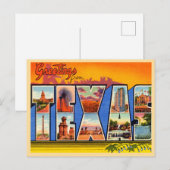 Vintage Travelの挨拶 ポストカード (正面/裏面)