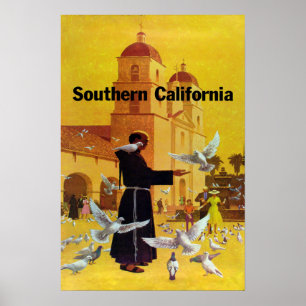 Vintage Travelポスター、南カリフォルニア ポスター