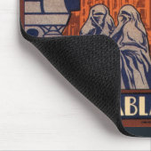 Vintage Travel、カサブランカ（モロッコ、アフリカ） マウスパッド (コーナー)