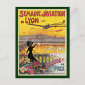 Vintage Travel, Airlines Air Show，リヨン，フランス ポストカード (正面)