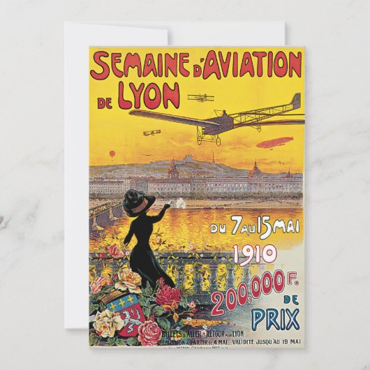 Vintage Travel, Aviation Airplanes，リヨン，フランス (正面)