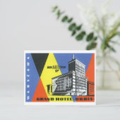Vintage Travel Europe、Warshaw (Warszawa)、Poland ポストカード (スタンド正面)