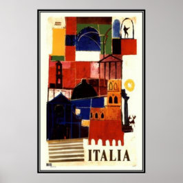 Vintage travel Italy - ポスター