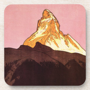 Vintage Travel, Matterhorn Mountain,スイス コースター