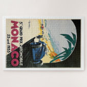 Vintage Travel Monaco Grand Prix Automobile ジグソーパズル (横)